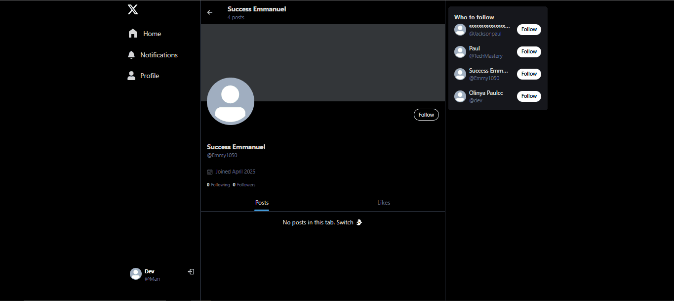 X-APP project screenshot